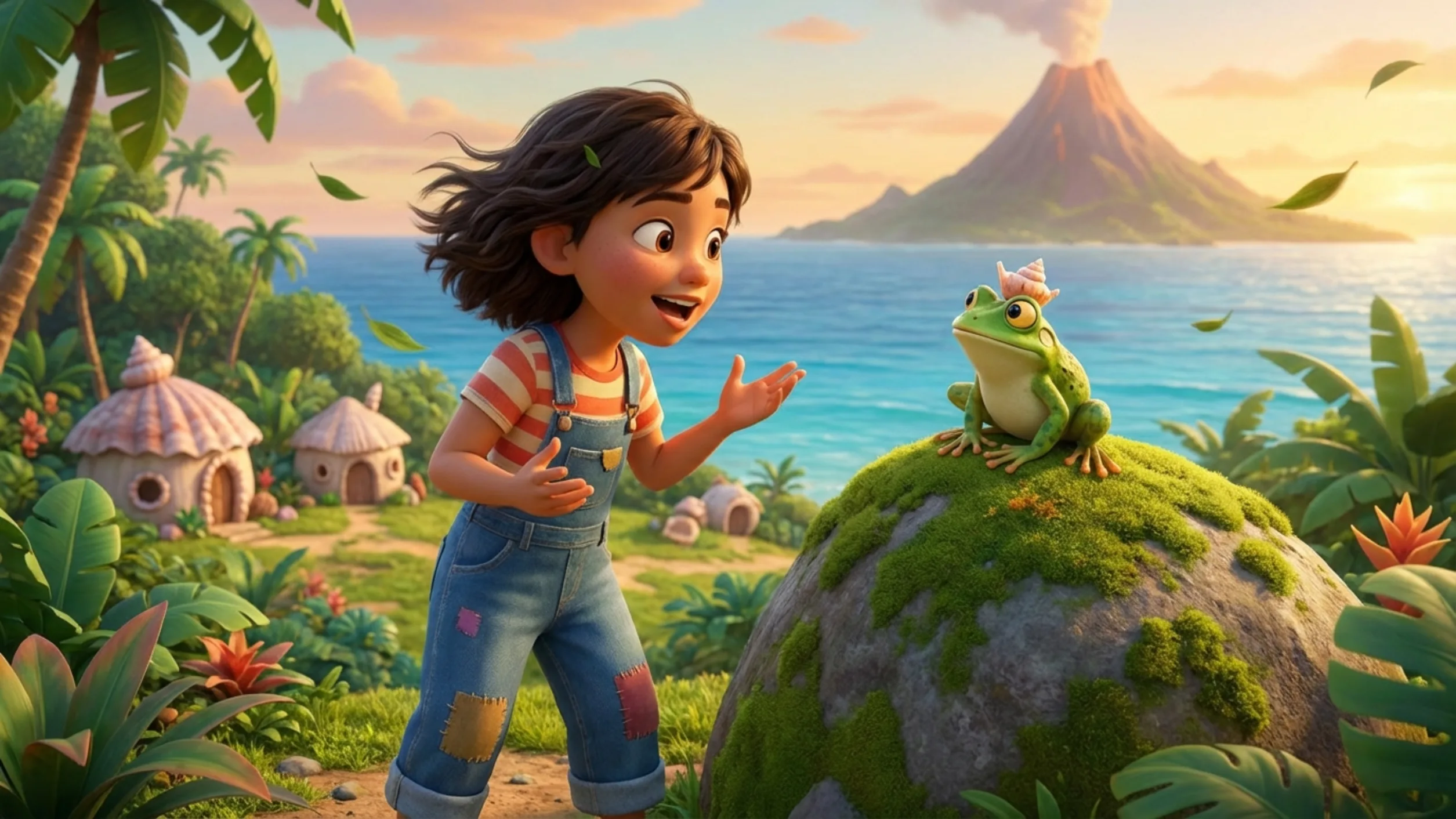 A melodia da chuva que acorda a ilha